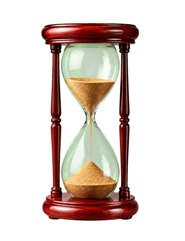 Hourglass running out