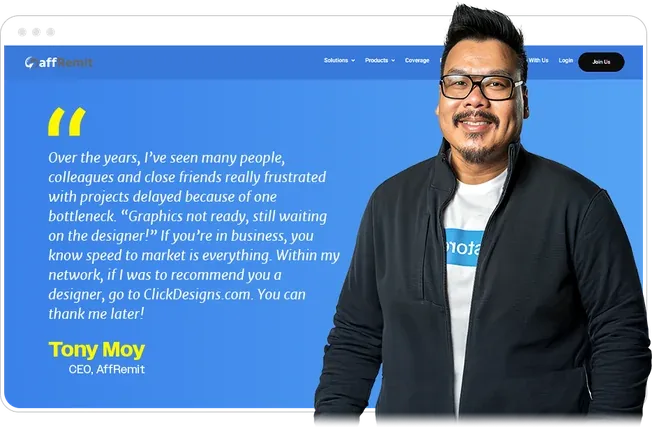 Tony Moy testimonial
