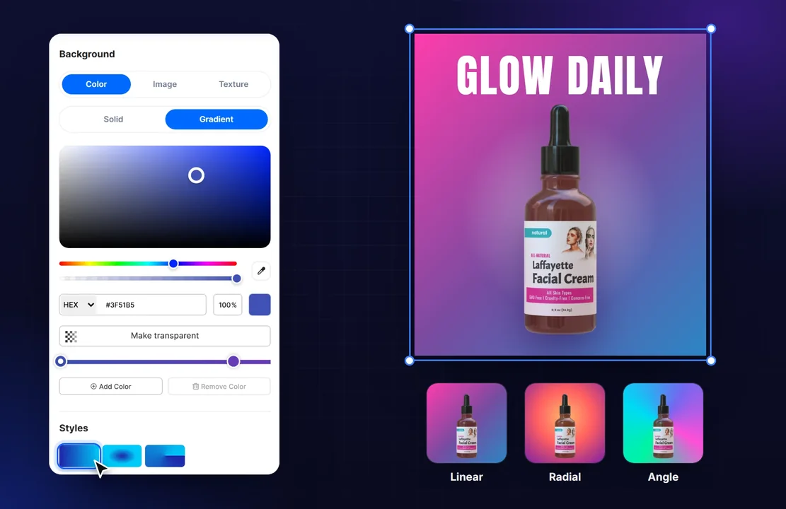 Vibrant Gradient Tool
