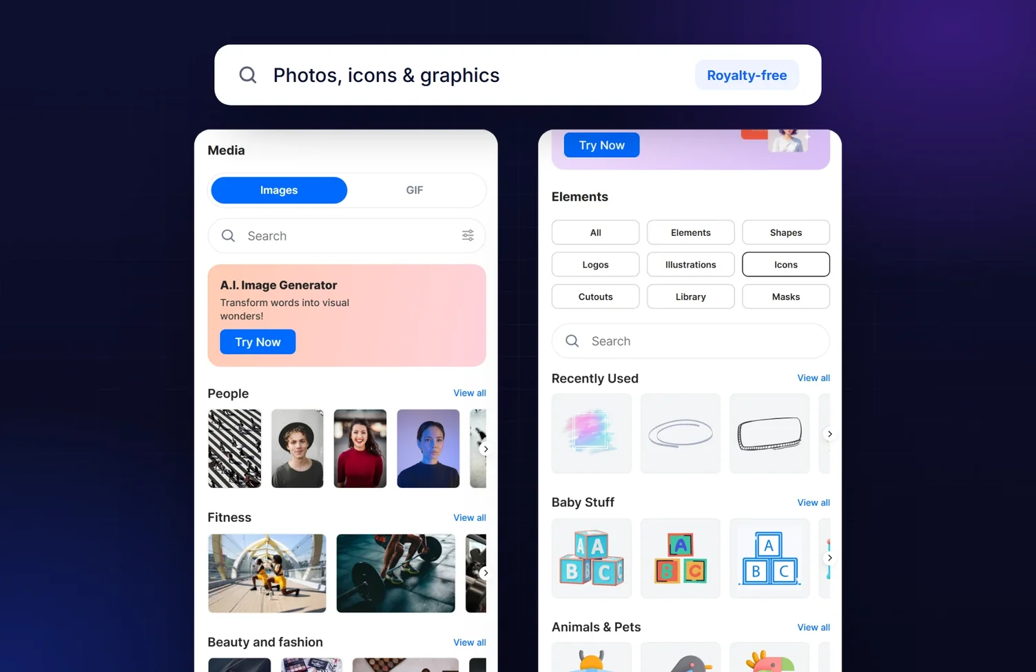 Millions Of Professional Stock Assets & Icons