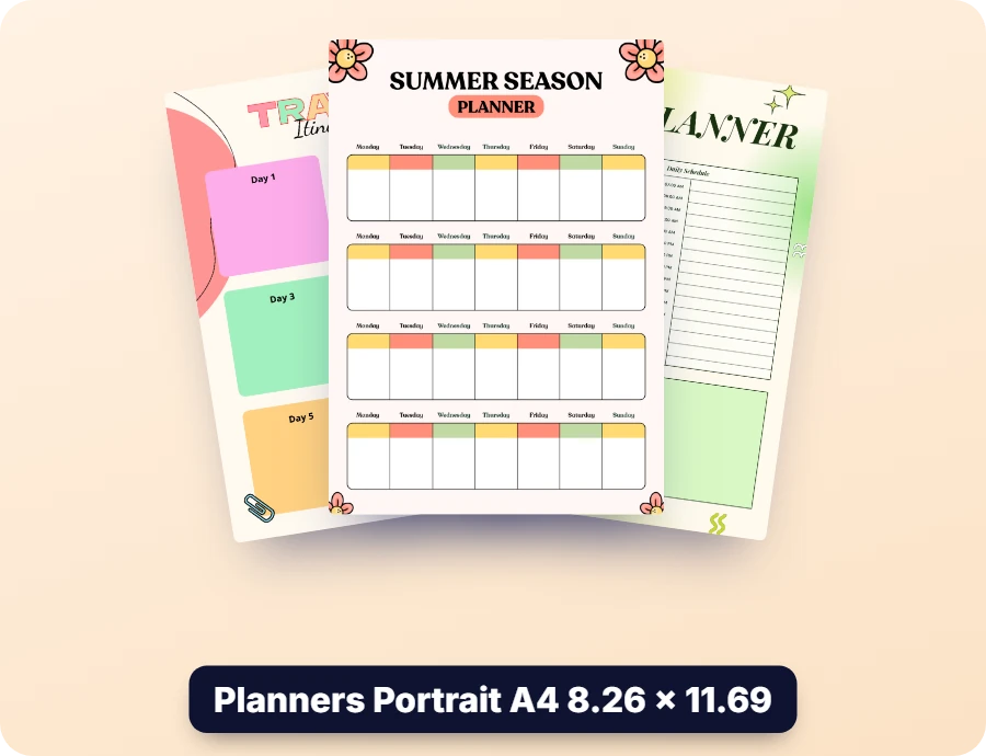 ClickDesigns planners templates